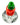 Top-down view of the Sriracha Bottle Puffco carb cap, appearing as a miniature red bottle with a green cap.