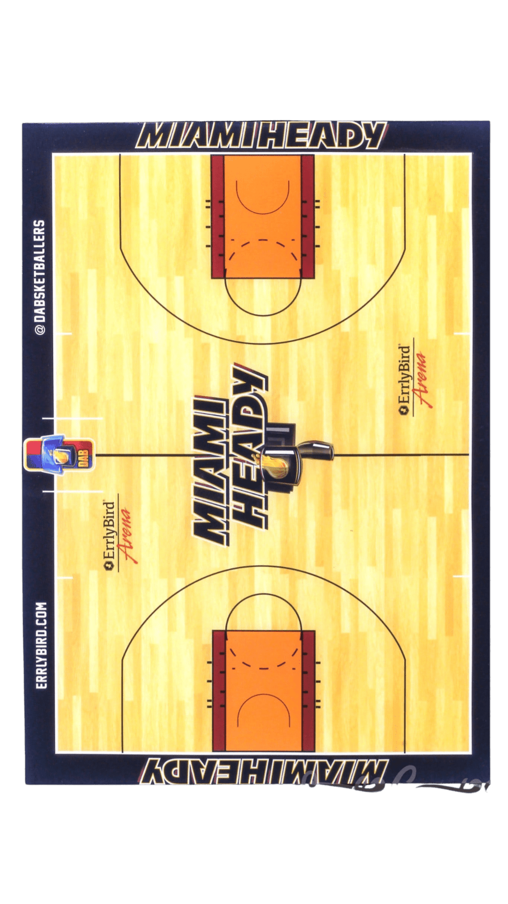 ErrlyBird Basketball Silicone Mat
