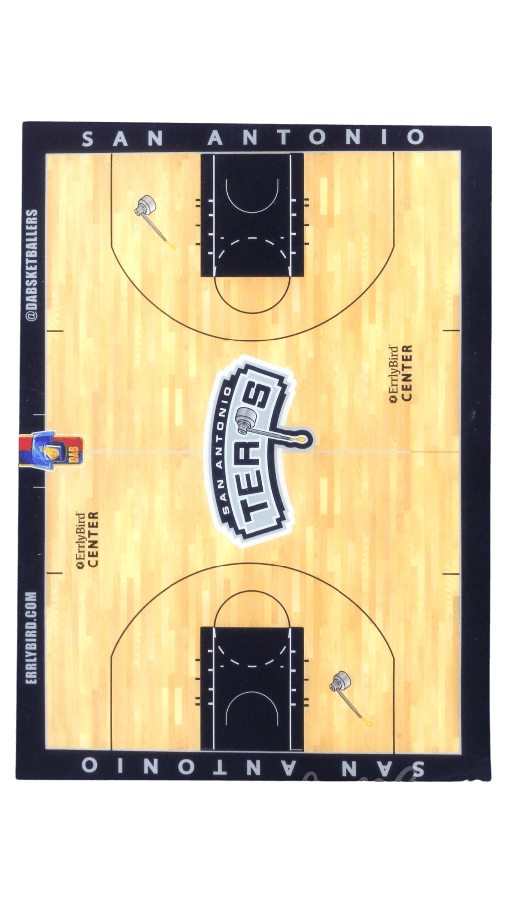 ErrlyBird Basketball Silicone Mat
