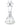 Evolution Hookah - 15" Bella Hourglass Design Glass Hookah