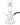 Evolution Hookah - 15" Bella Hourglass Design Glass Hookah