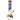 Front view of the Papaya 12" Beaker Water Pipe, showing a colorful, patterned glass beaker with a clear base and joint.
