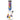 Front view of the Papaya 12" Beaker Water Pipe, showcasing its clear glass construction and rounded base.