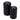 Close-up of the Black Glass Stash Jar, a dark, cylindrical container with a smooth, reflective surface.