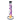 A front view of the Panorama 12" Straight Water Pipe, showcasing its clear glass construction and simple cylindrical shape.