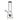 A front view of the Famous X 12" Beaker Water Pipe, showcasing its clear glass construction and simple beaker shape.
