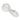 A front view of the Famous X 4” Spoon Pipe, showcasing its smooth, curved form in a clean, minimalist style.