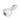 A studio shot of the Famous X 4" Spoon Pipe, displaying the curved white ceramic design from a slightly high angle.