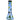 A front view of the 12-inch Privilege Beaker Water Pipe, showcasing its clear glass construction and unique patterned design.