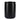 Front view of the Small Ceramic Stash Jar, a dark, cylindrical container against a plain white background.