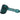 A side view of the Space 5 Hammer Pipe, featuring a green glass body with etched geometric patterns.