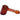 A three-quarter view of the Space 5" Hammer Pipe, displaying a patterned, reddish-brown glass design.