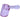 A slightly angled view of the Space 5 Hammer Pipe, a purple glass pipe with etched detailing.