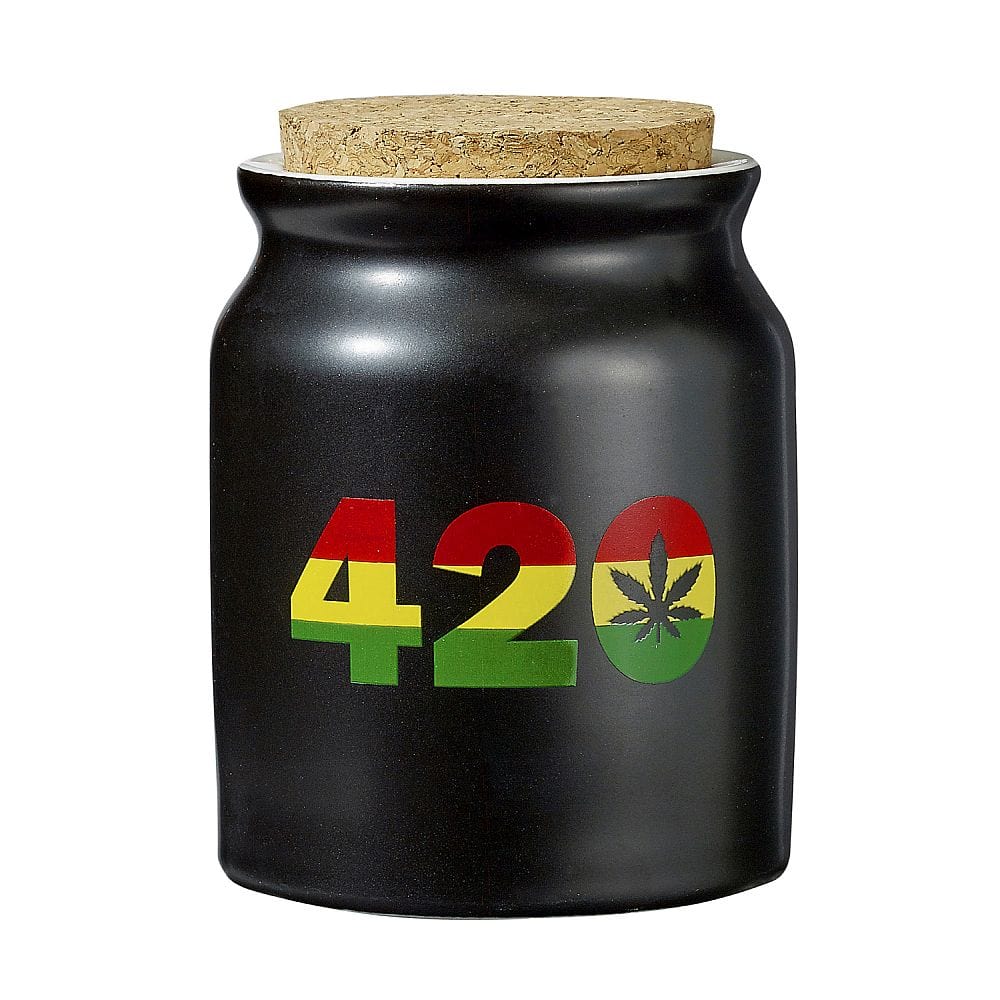 420 Rasta Stash Jar