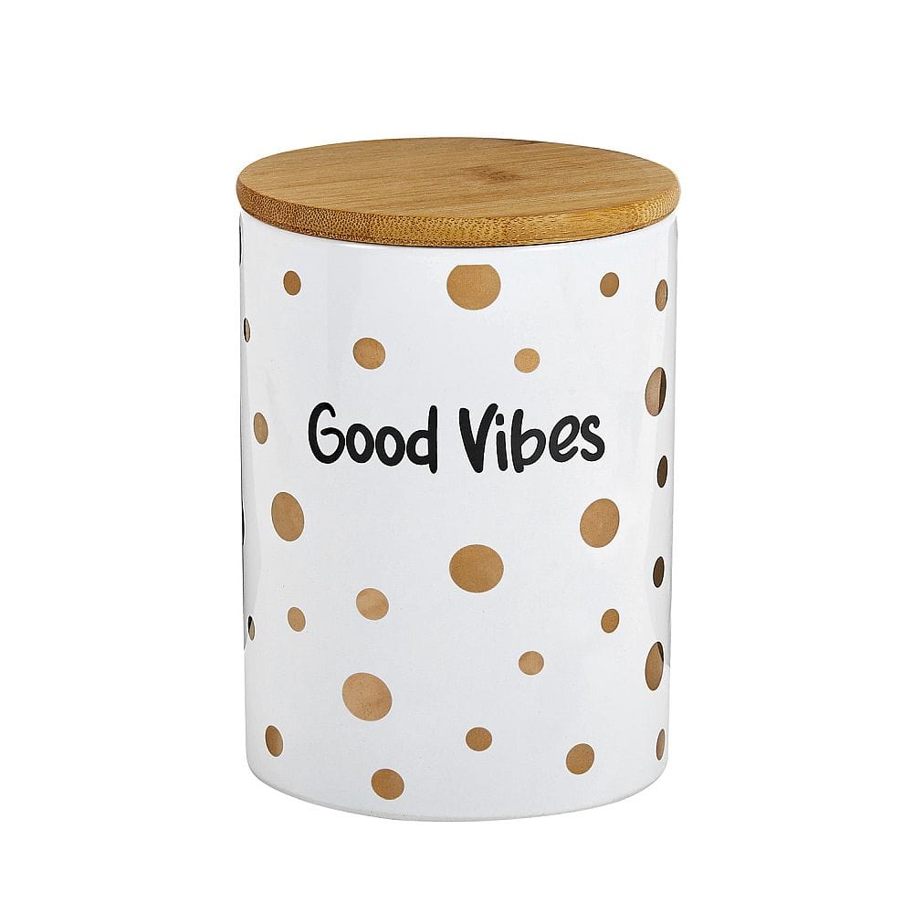 Deluxe Canister Good Vibes Stash Jar