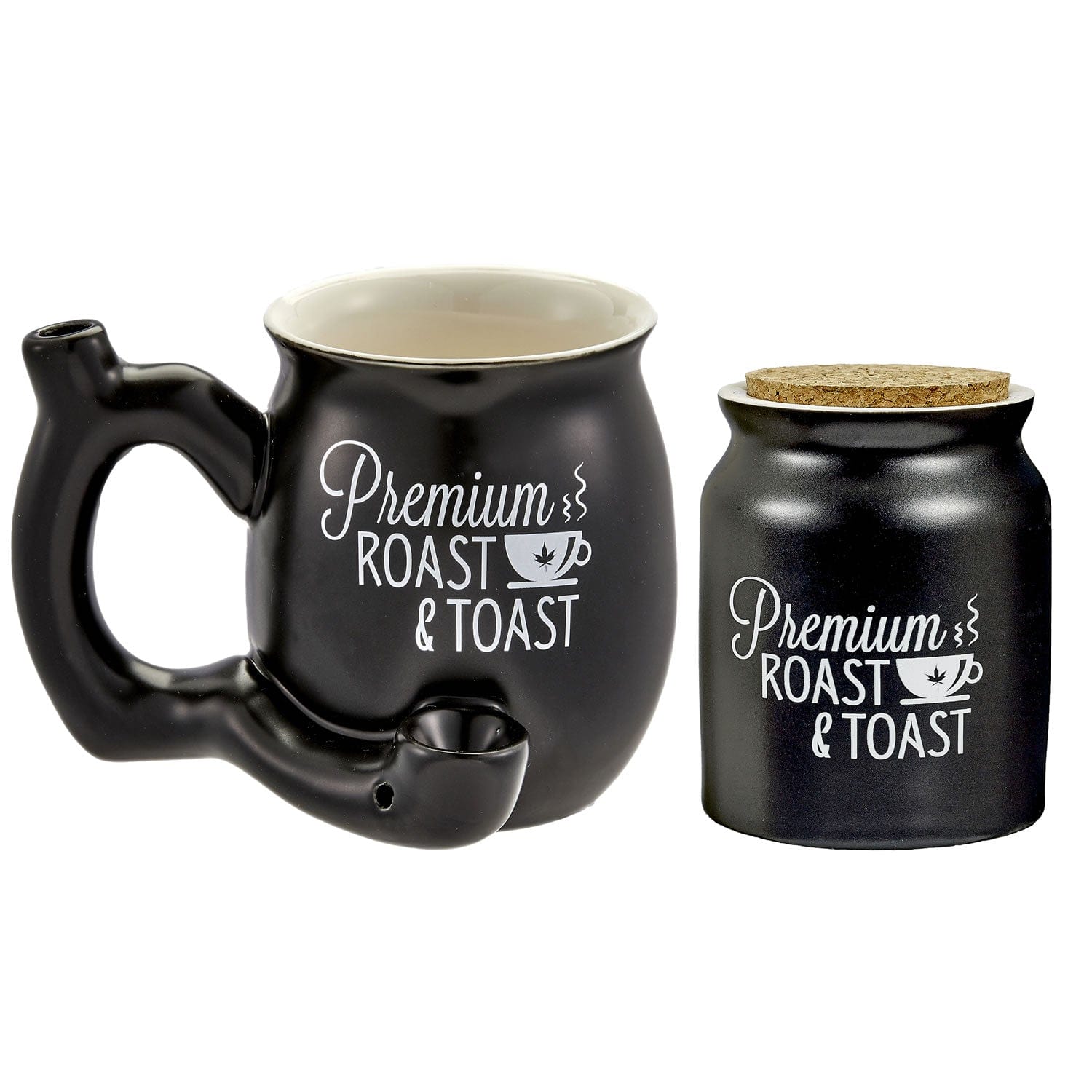 Roast & Toast Pipe Mug & Stash Jar Bundle