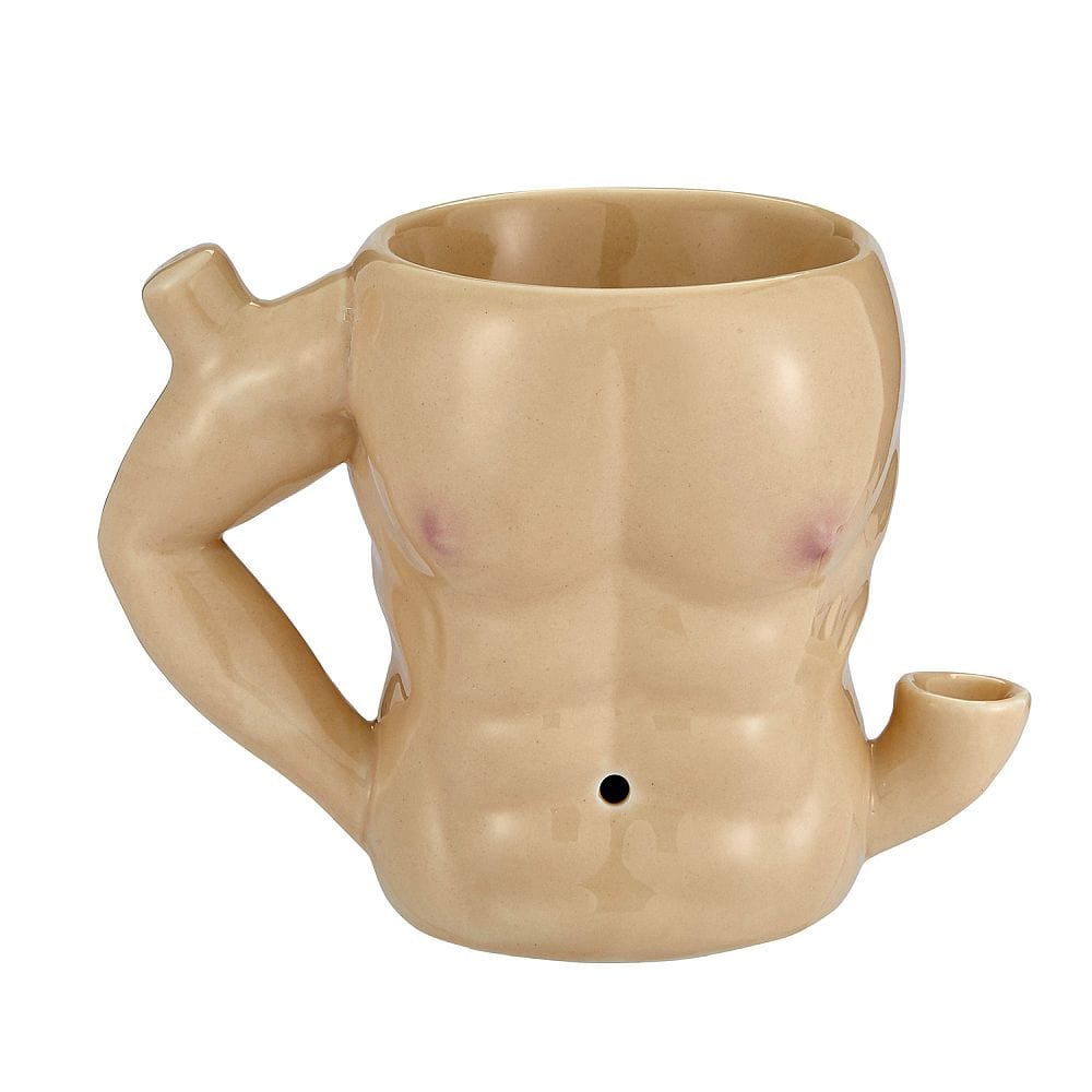 Six Pack Abs Roast & Toast Pipe Mug