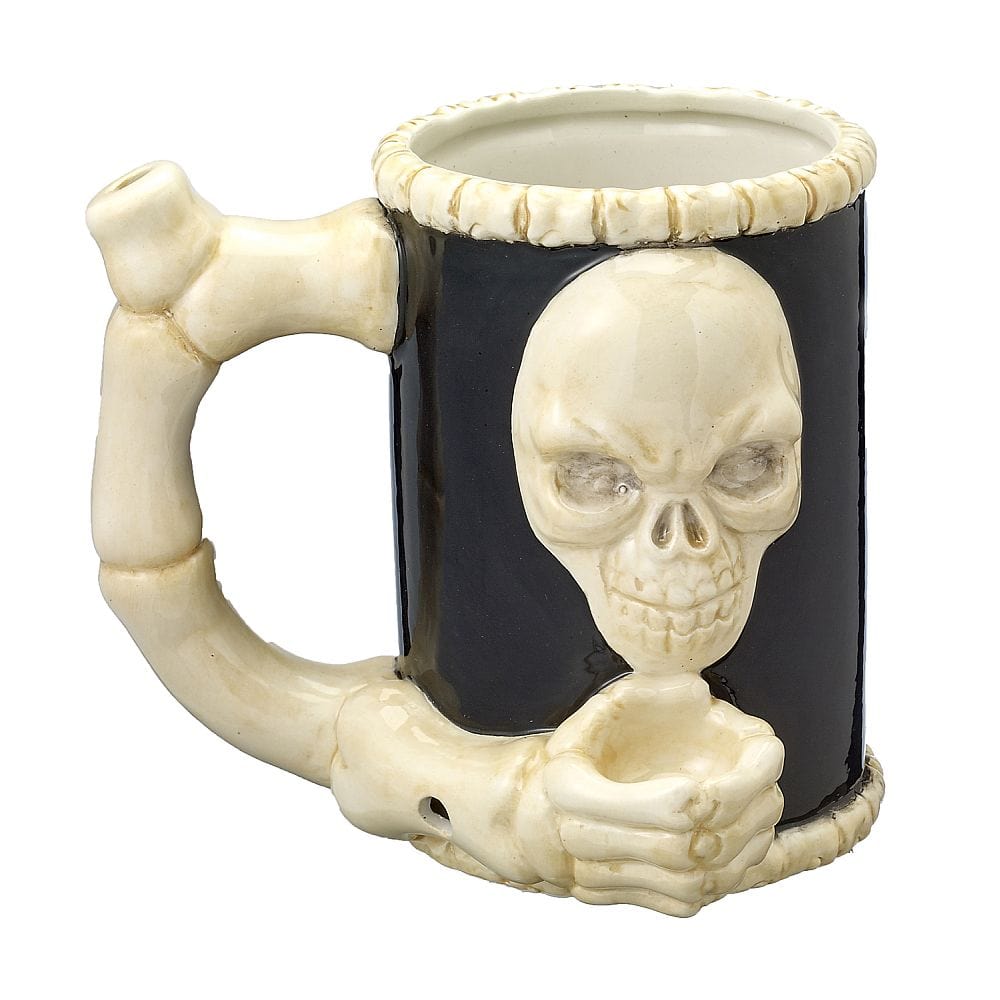 Skull & Bones Pipe Mug