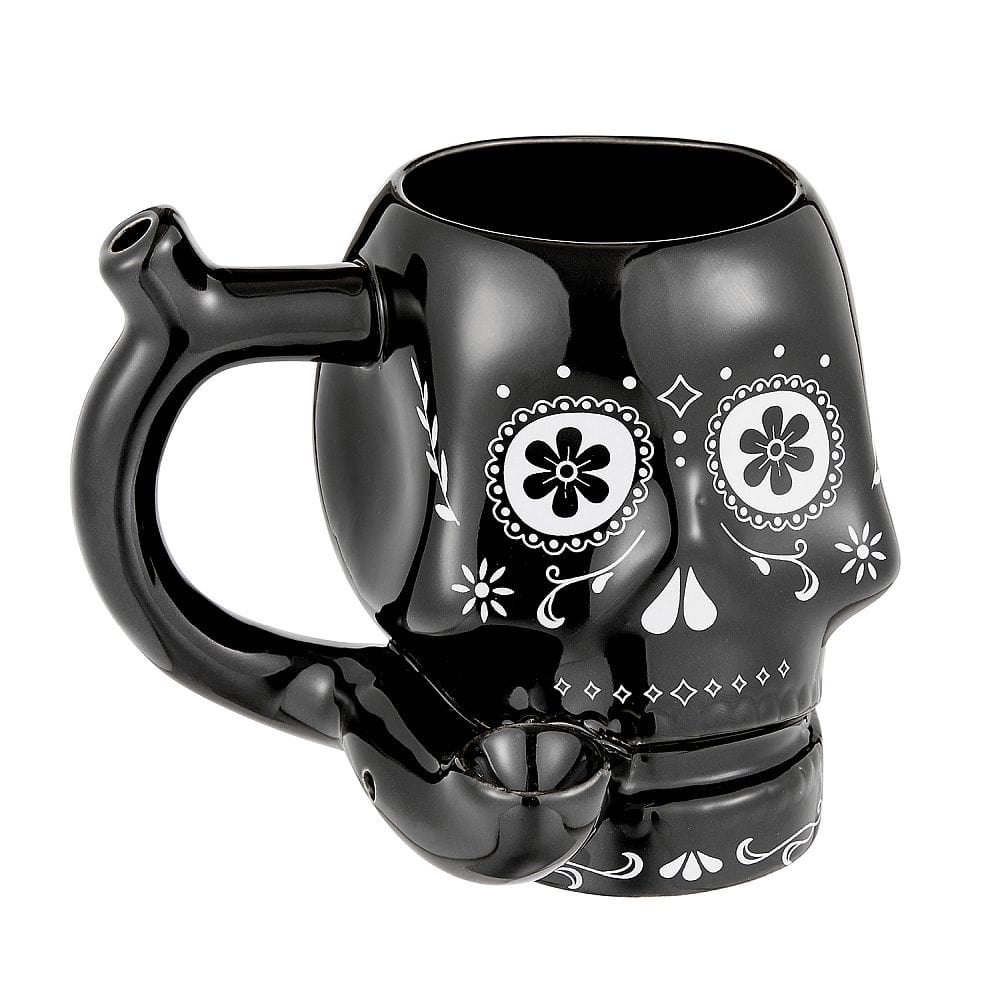 Sugar Skull Roast & Toast Pipe Mug