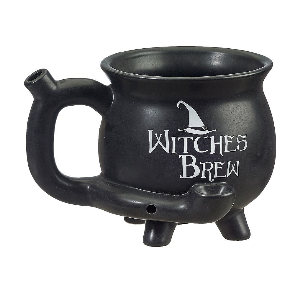 Witches Brew Cauldron Pipe Mug