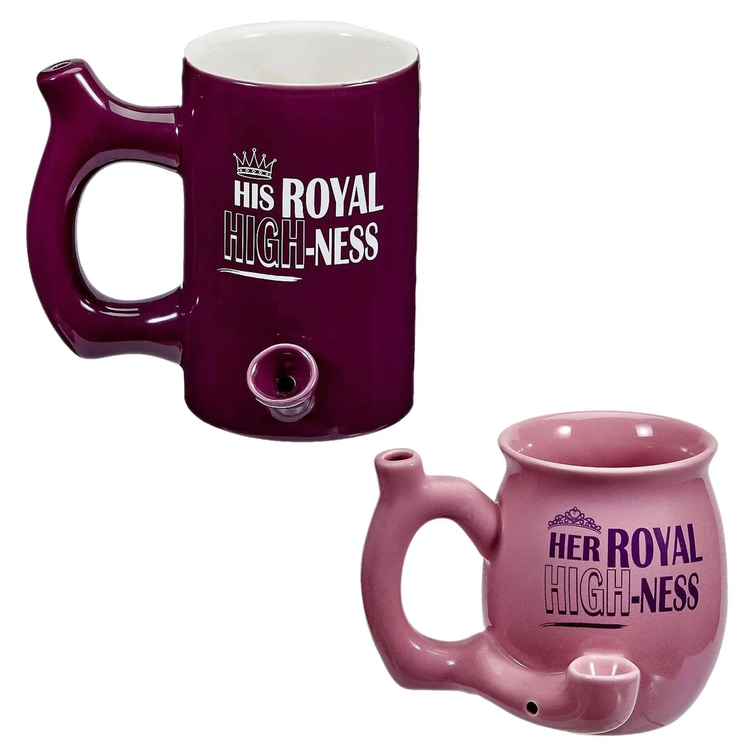 His and Hers Royal Highness Pipe Mug