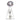 The Frosted Donut Bong is displayed in a close-up, angled shot, highlighting its colorful, frosted donut-shaped water chamber.