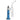 A three-quarter view of the Barb Fire H2O Variable Voltage Wax Vape Kit, showing its blue metallic finish and sleek, cylindrical design.
