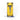 A front view of the Swirl Tide Dab Tool against a yellow background, displaying its curved tip and sleek design.