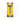 Front view of the Bliss Dab Tool on a yellow background, with a metallic tip and wooden handle, ready for use.