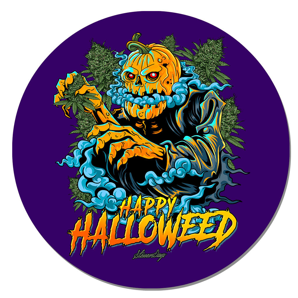 Happy Halloweed Dab Mat