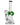 Front view of the Cyberpunk Bong, a clear glass beaker with a simple, clean design and visible joint detail.