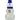 Front view of the Snowman Bong, a clear glass piece shaped like a snowman with a blue hat.