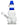 Front view of the Snowman Bong, a clear glass water pipe shaped like a snowman with a blue top hat.