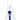 A front view of the Vase Bong, featuring a clear glass construction and a blue accent on the joint.