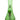Front view of the Vase Bong, a green glass piece with a rounded base and slender neck, presented against a plain white background.