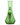 Front view of the Vase Bong, a green glass piece with a rounded base and slender neck, presented against a plain white background.