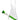 Front view of the Vase Bong, a clear glass piece with a curved neck and visible joint detail.