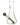 The Vase Bong is shown in a side view, highlighting the clear glass construction and curved neck design.