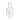 A straight-on view of the DUO Stock Mouthpiece, showing the clear glass construction and simple cylindrical shape.