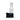 Front view of the DUO Herb Mouthpiece, a clear glass piece with a black base, presented against a plain white background.