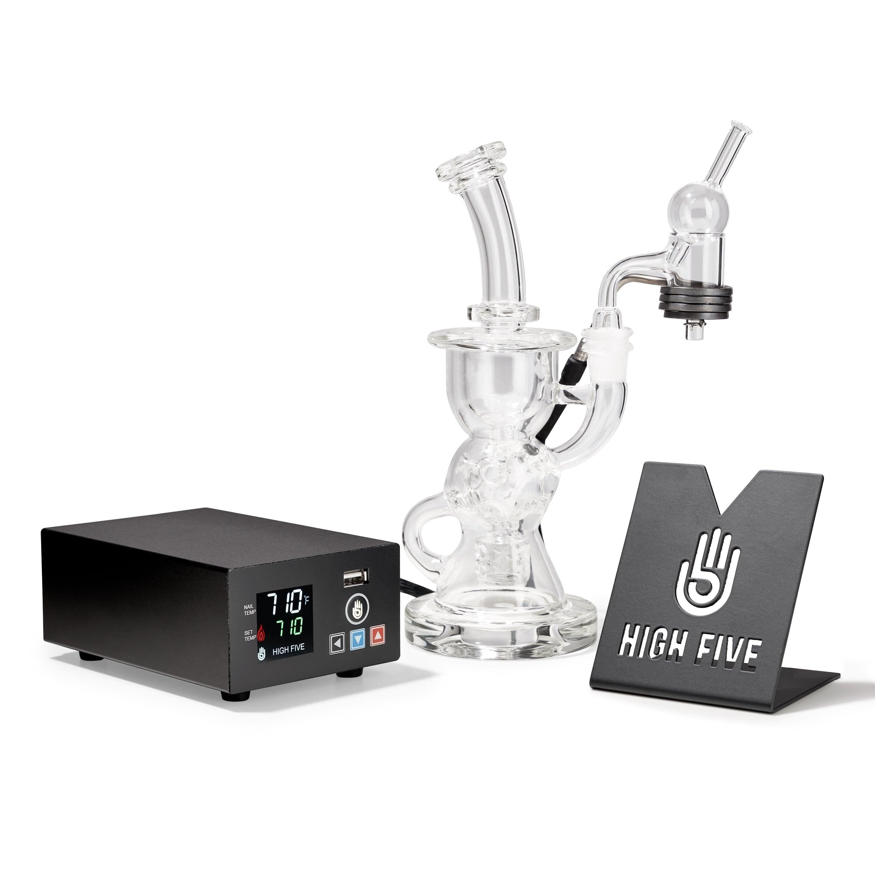 LCD E-Nail Quartz E-Banger & Rig Kit