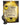 Angled close-up of a clear glass bulb sitting against yellow-black branded backing reading Honeybee Herb Honey Bubble Carb Cap