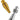 Front view of the Original 6 in 1 Titanium E-Nail Banger, showing a gold-toned, cylindrical piece with threading and a rounded tip.