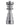 Front view of the Original 6 in 1 Titanium Nail, showcasing its stacked, metallic tiers and smooth, polished finish.