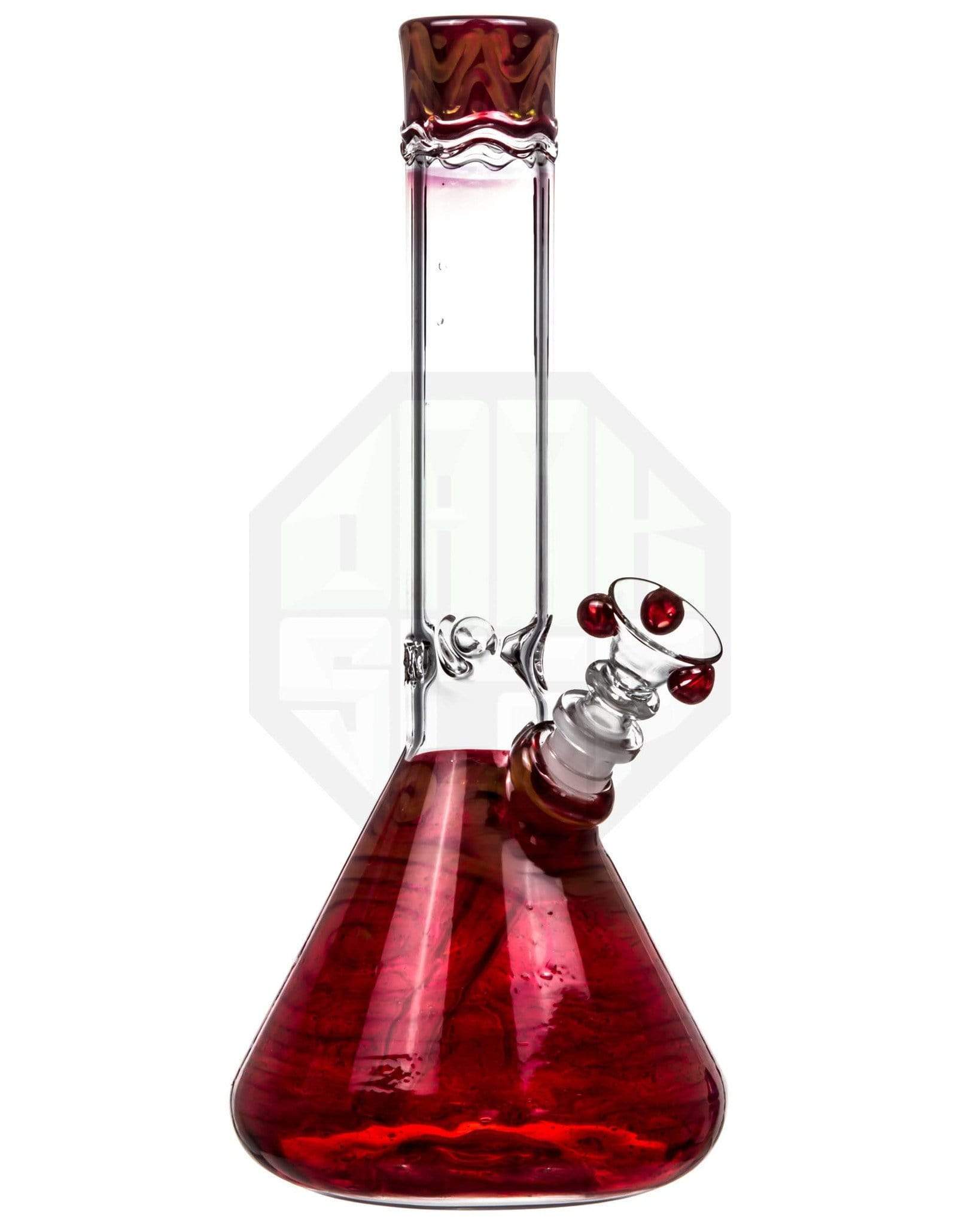 45 Degree View of Removable Downstem Beaker