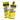 Front view of the Mini Flavor Pre Rolled Cones packaging, displaying the colorful brand logo and cone design on a black background.