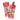 A close-up of two packs of Mini Flavor Pre Rolled Cones, showcasing a colorful, angled design with branding details.
