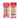 Front view of the Mini Flavor Pre Rolled Cones packaging with a red and white label, displaying product information against a black background.