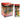 Front view of the Mini Flavor Pre Rolled Cones packaging, displaying colorful graphics and product details on a black background.