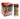 Front view of the Mini Flavor Pre Rolled Cones packaging, displaying colorful graphics and product details on a black background.